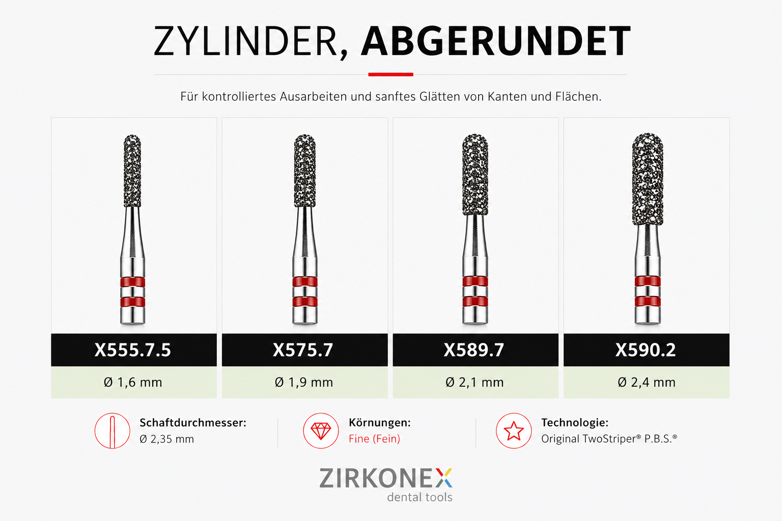 Two Striper Zylinder Abgerundet HP