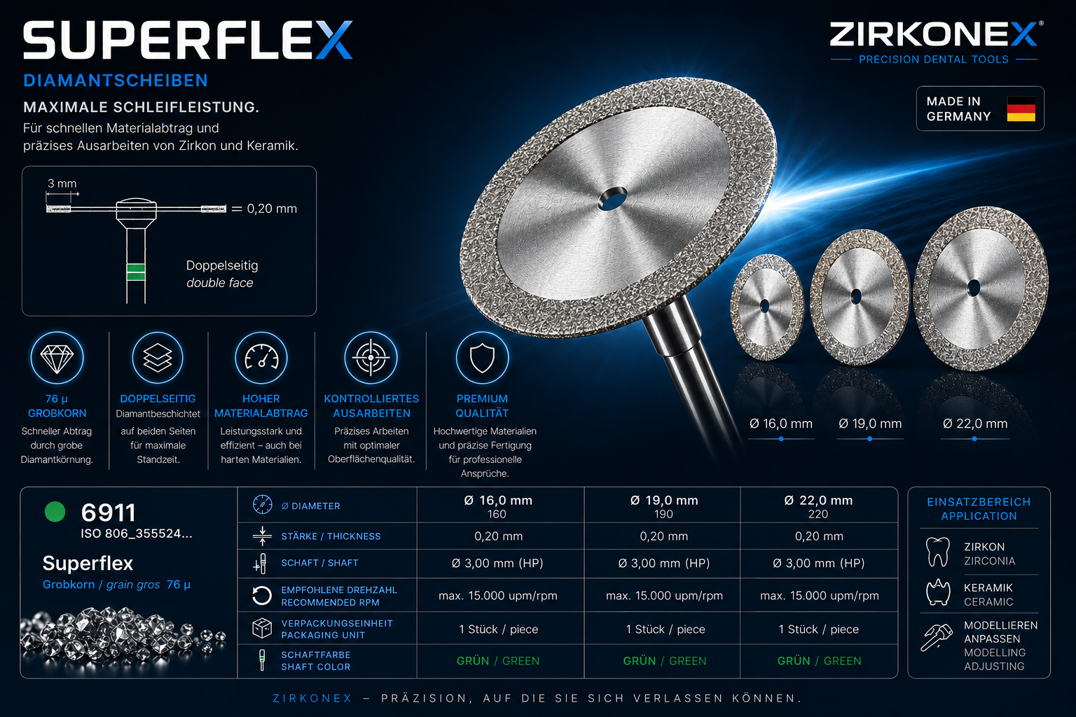 Diamantscheiben Flex-System