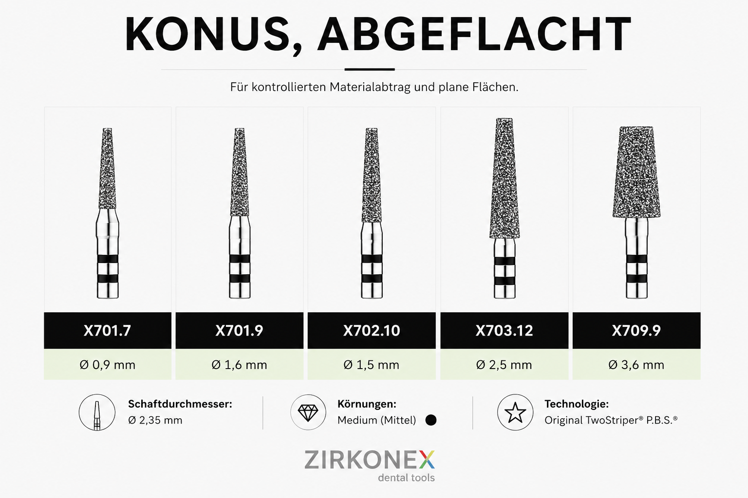 Two Striper Konus Abgeflacht HP