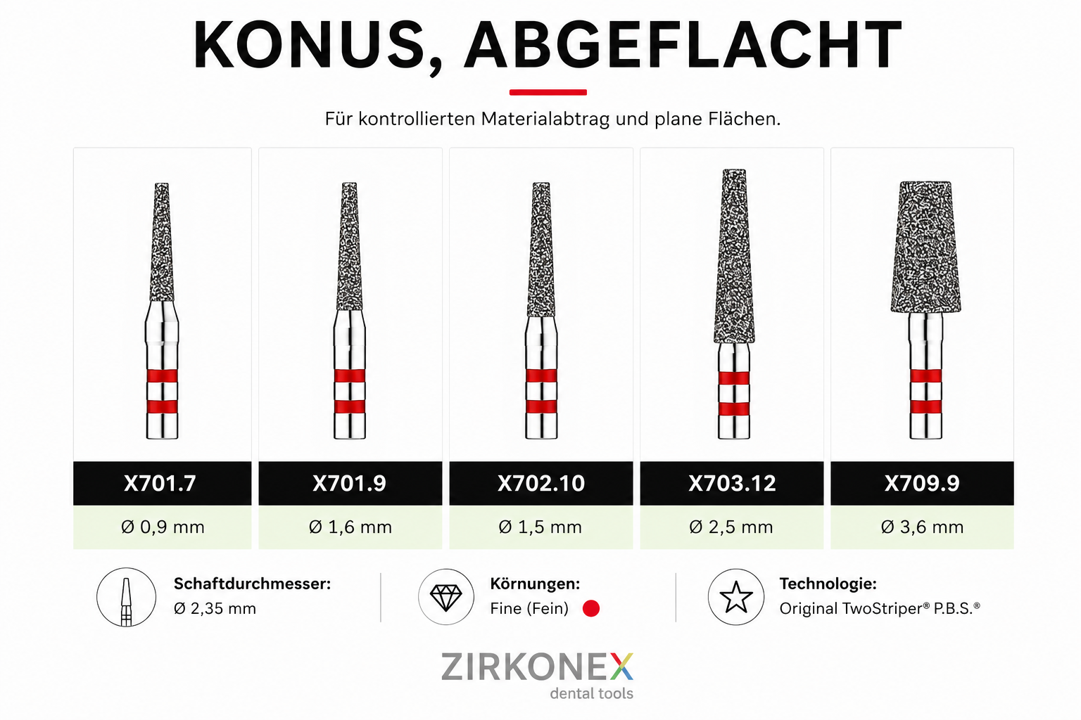 Two Striper Konus Abgeflacht HP